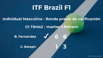 Bruno Fernandez pasa a la siguiente fase del torneo de Campos do Jordao