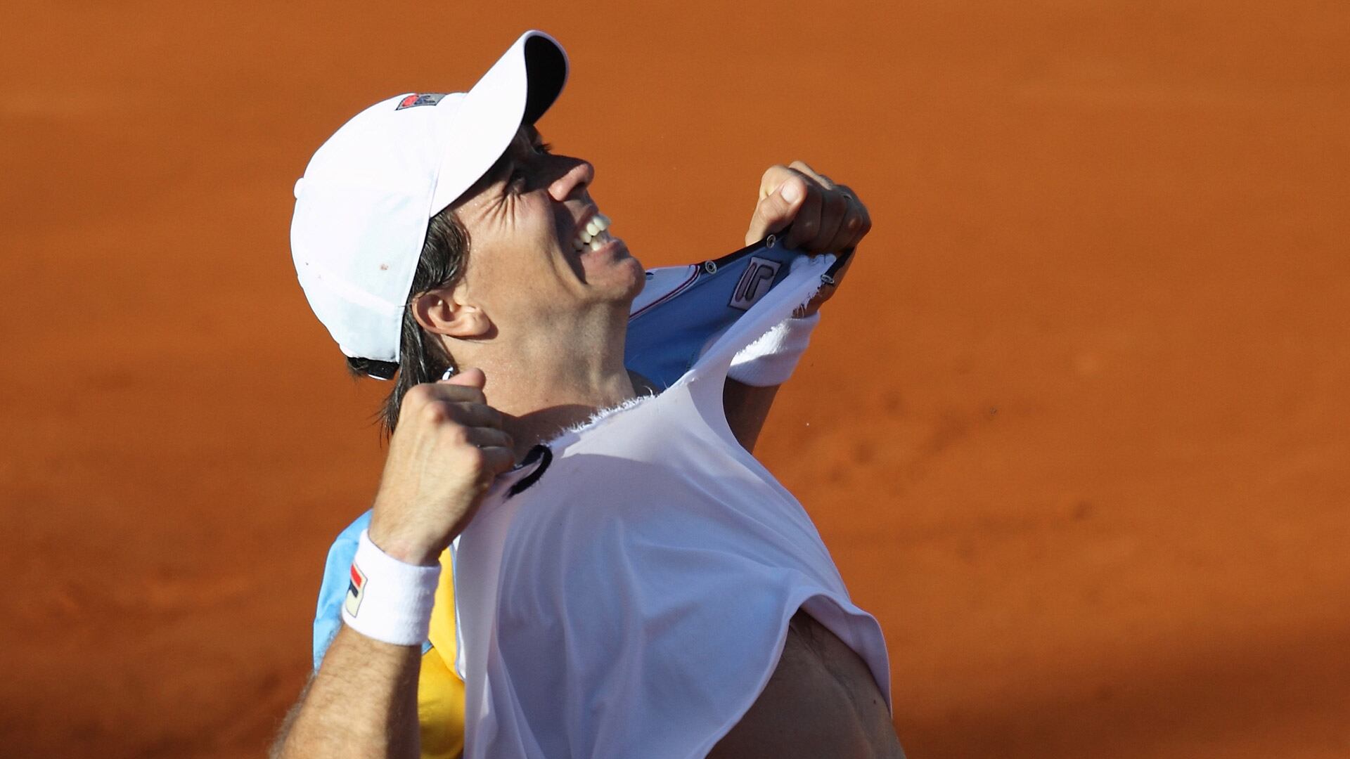 Carlos Berlocq le dio el quinto punto al equipo argentino de Copa Davis ante Francia y rompió un maleficio de 61 años (Sergio Llamera / AAT)