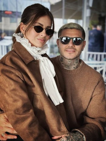 La China Suarez y Mauro