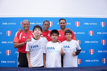 La FIFA Arena – San Luis busca convertirse en un espacio deportivo para niños, jóvenes y familias de la comunidad.