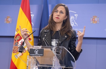 20/10/2026 La diputada de Podemos, Ione Belarra, durante una rueda de prensa, en el Congreso de los Diputados, a 20 de octubre de 2026, en Madrid (España).
POLITICA
Eduardo Parra - Europa Press