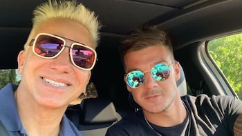 Una selfie de Flavio y