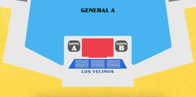 Mapa Bad Bunny en el Estadio GNP Seguros. (Ocesa)