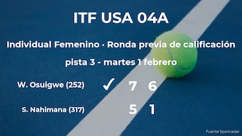 La tenista Whitney Osuigwe logra