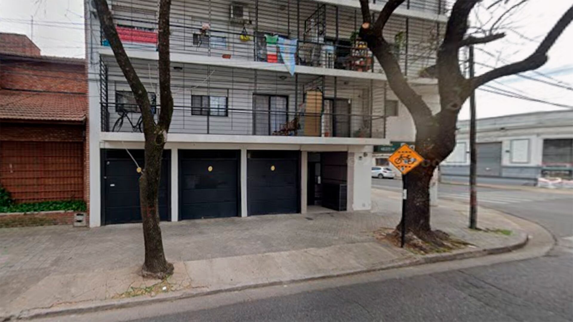 El edificio donde ocurrió el crimen