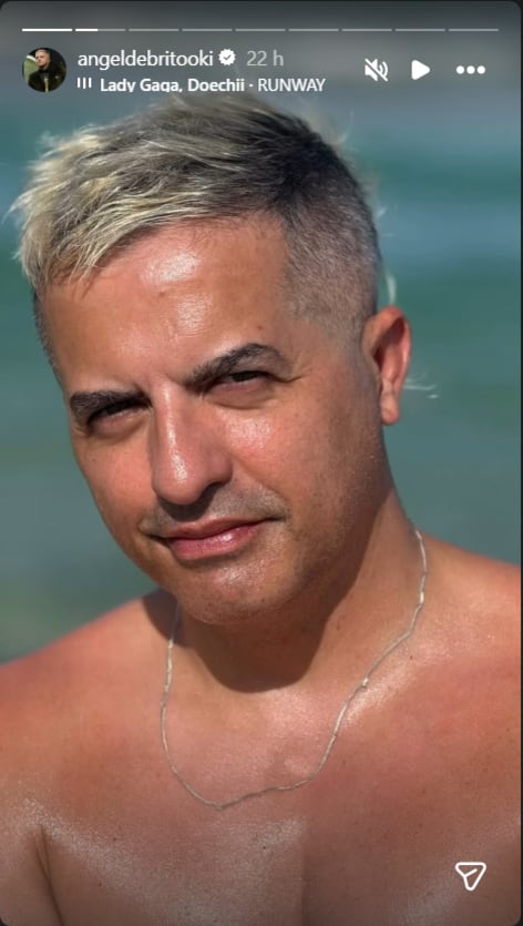 Las historias de Instagram de Ángel de Brito desde Miami desataron reacciones y comentarios en redes sociales