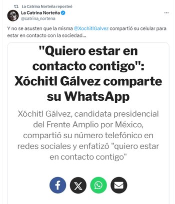 La Catrina Norteña justifica la