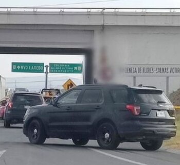 El mensaje colocado junto a