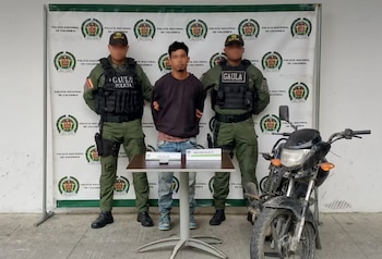 El hombre tenía antecedentes judiciales por violencia intrafamiliar - crédito Policía Metropolitana de Cartagena