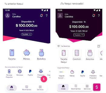 Una de las actualizaciones evidentes