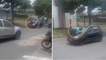 En video quedó registrada una nueva agresión a un agente de tránsito en Pereira: el agresor tenía el SOAT y la revisión técnico-mecánica vencidos