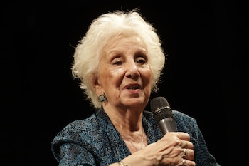 Estela de Carlotto, titular de