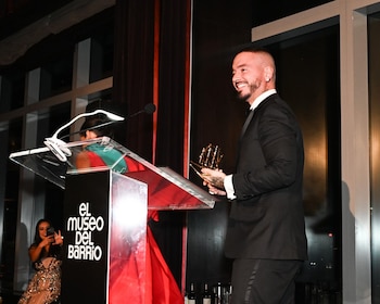 J Balvin brilla en Nueva York al recibir un homenaje de El Museo del Barrio - crédito cortesía equipo de prensa J Bavin