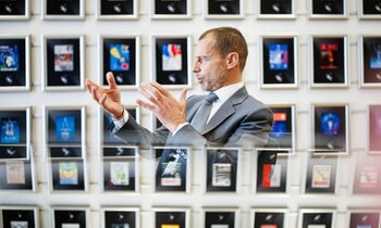 El presidente de la UEFA,