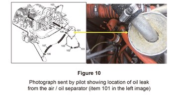 Fotografía enviada por el piloto