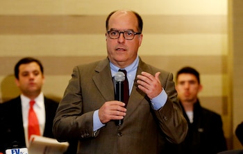 El opositor venezolano Julio Borges