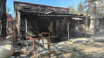 Imagen del kibutz Kissufim tras