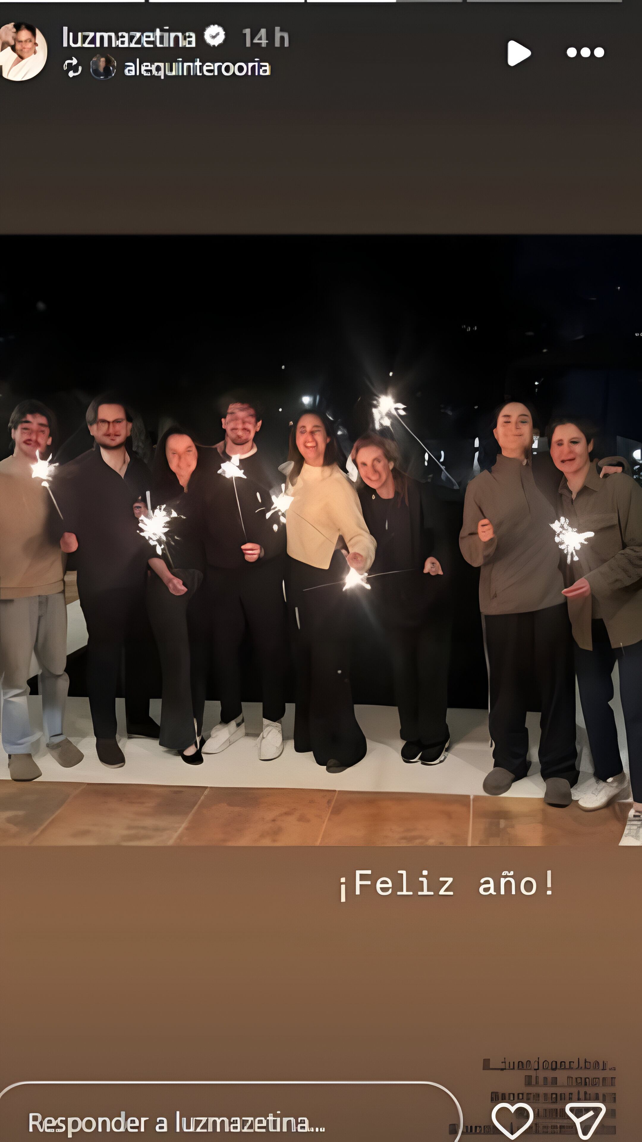 Luz maría Zetina y Lorena Ochoa recibieron juntas 2026. (@luzmazetina, Instagram)