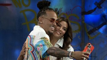 La actriz estadounidense se enteró del fanatismo de Ozuna por lo que no dudó en hacerlo feliz y lo sorprendió en vivo.