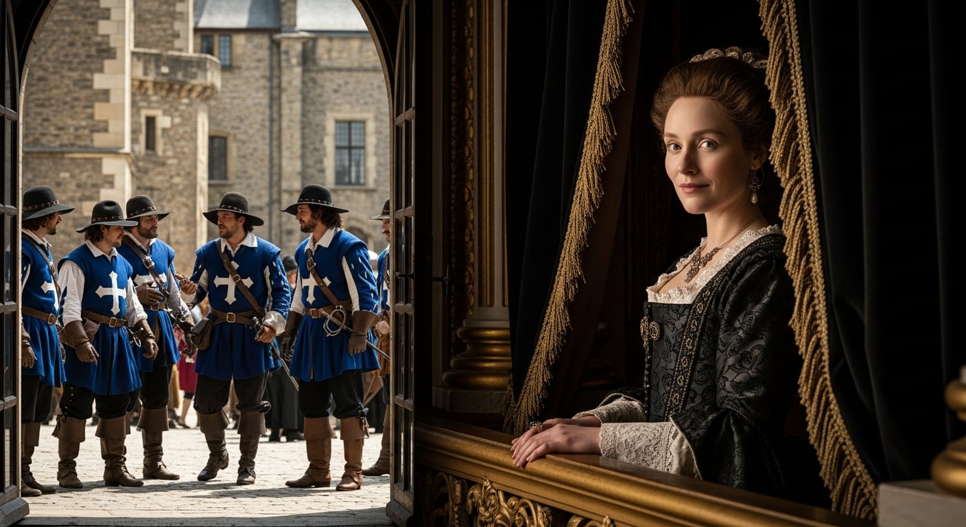 El episodio de los diamantes de la reina en la novela no tiene un paralelo exacto en la vida de Lucy Hay ni en documentos históricos - (Imagen Ilustrativa Infobae)