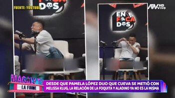 Jefferson Farfán saca a Christian Cueva de su lista de engreídos tras rumores de relación con Melissa Klug. (Captura: Magaly TV La Firme)