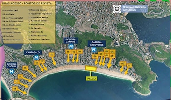 18 puntos de acceso fueron habilitados por el Ayuntamiento de Rio de Janeiro para el concierto de Shakira - crédito @Prefeitura_Rio/X