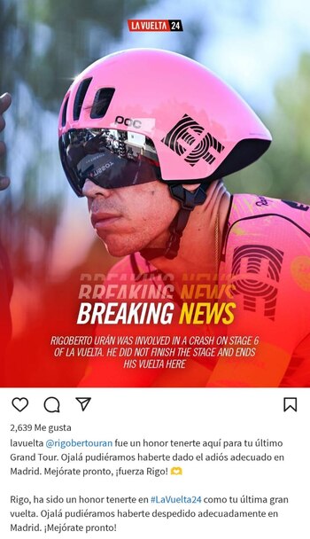 La organización de la Vuelta