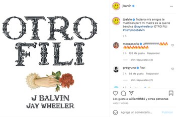 Tomada de Instagram @jbalvin
