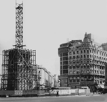 A obra, vista em 5 de abril de 1936 (Arquivo Nacional)