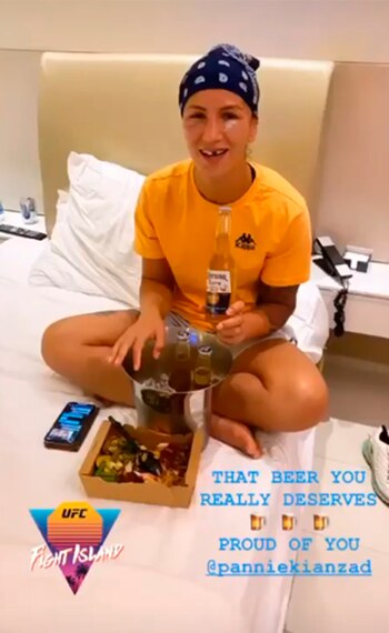 La sueca compartió una imagen