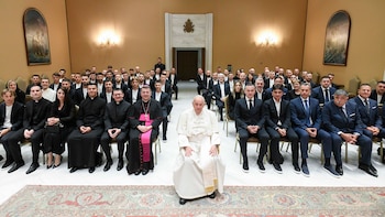 El Papa Francisco recibió a