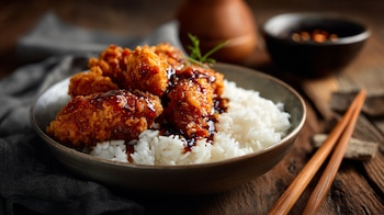 Pollo frito coreano un estilo