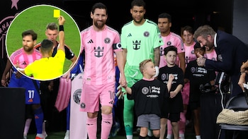 Tierno gesto con un niño, una llamativa amonestación y destellos de su magia: el partido de Messi en el empate del Inter Miami
