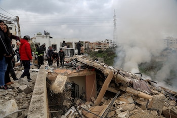 Israel también atacó a Hezbollah