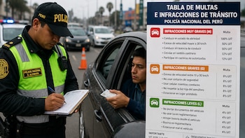 Multas de tránsito 2026 en Perú: tabla completa de infracciones que la PNP te puede poner y cuánto debes pagar