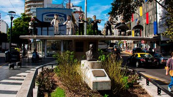 En las avenidas Corrientes y