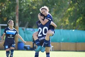 La jugadora colombiana del Racing