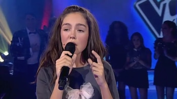 María Parrado, vencedora do 'La Voz Kids' (Mediaset España)