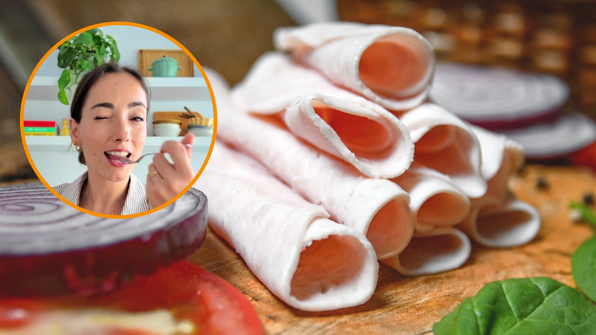 Receta de embutido casero de fiambre de la nutricionista Nuria Garrido (Montaje Infobae)