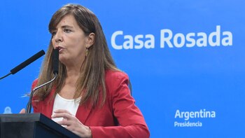 Gabriela Cerruti, portavoz del Gobierno