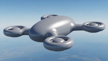 Drones inflables para entregas: por qué son presentados como una alternativa más eficiente y segura
