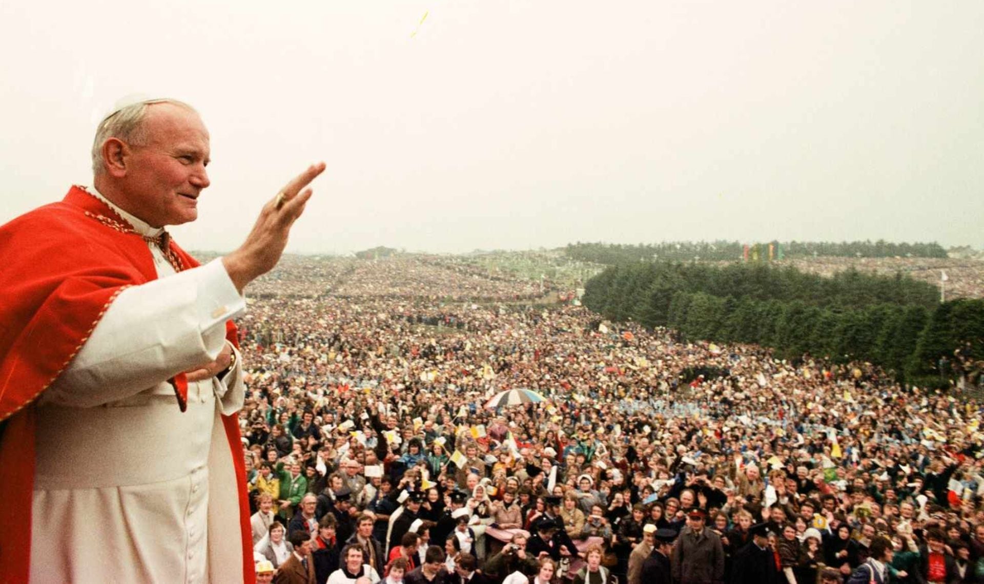 El papa Juan Pablo II llevó un mensaje de reconciliación a Ayacucho el 3 de febrero de 1985, en una jornada de fuerte simbolismo. (Conferencia Episcopal Peruana)