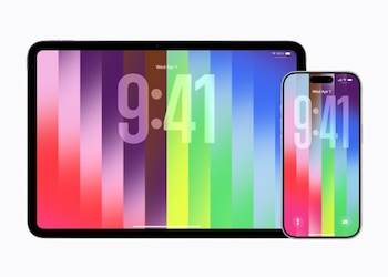 Apple extiende la celebración del Mes del Orgullo con fondos de pantalla temáticos para iPhone y iPad, coordinados visualmente con sus demás productos.