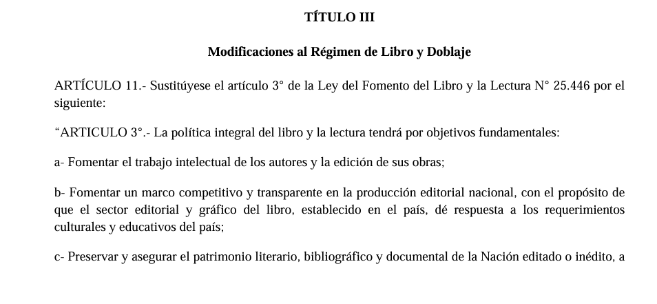 El anteproyecto de Federico Sturzenegger preveía eliminar la ley 25.542 de precio fijo de los libros.