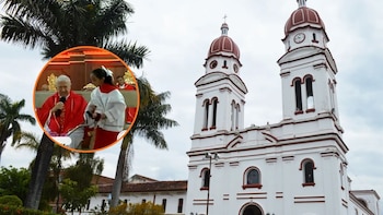 En video quedó la polémica comportamiento de un sacerdote con monaguilla en plena misa de Semana Santa: “¡Quite de ahí!”