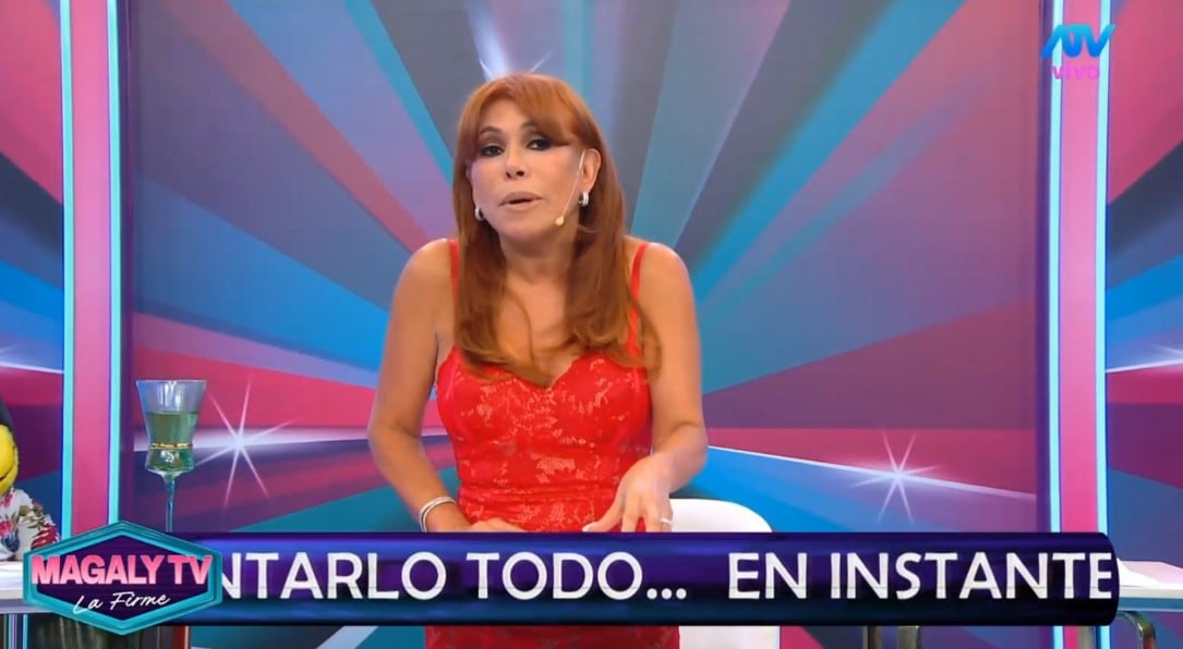 Magaly Medina arremete contra Óscar Custodio tras verlo nuevamente detrás de La Bella Luz: “Ni siquiera se esconde”. Captura: Magaly TV La Firme.