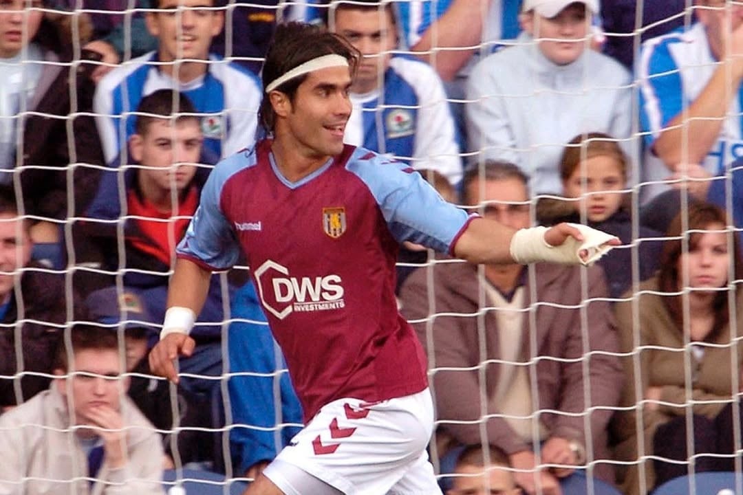 El exjugador anotó 62 goles con los villanos entre 2001 y 2007 - crédito @juanpabloangel9/Instagram