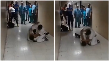 Enfermero del IMSS golpeó a