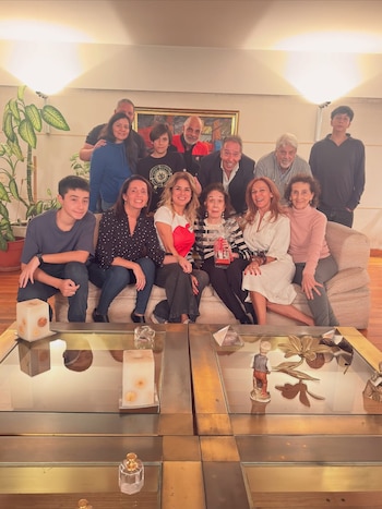 Coca Calabró celebró el día de Pascuas en Familia