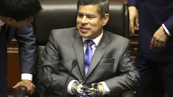 Luis Galarreta vuelve al centro del debate por integrar la fórmula presidencial de Keiko Fujimori en la segunda vuelta de 2026. (Reuters)